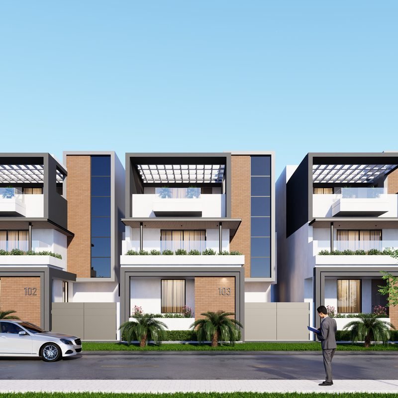 Bungalow front view